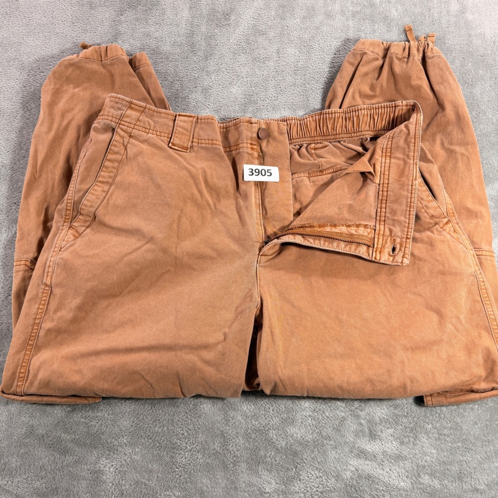 Old Navy Cargo Barrel Pant Women XL Brown Coco De Mer S/655166-00 Utility Jogger